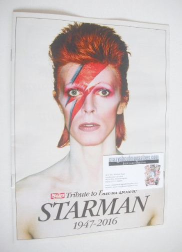 The Sun On Sunday magazine - Tribute to David Bowie (17 January 2016)
