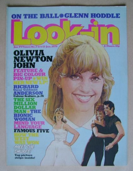Look In magazine - Olivia Newton John cover (13 January 1979)