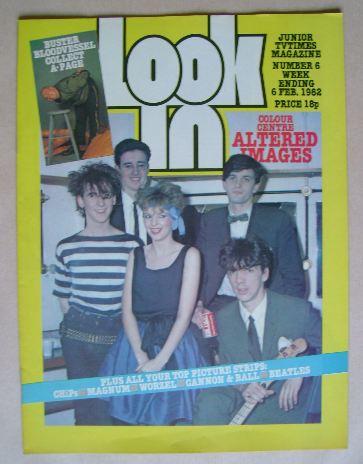 <!--1982-02-06-->Look In magazine - Altered Images cover (6 February 1982)