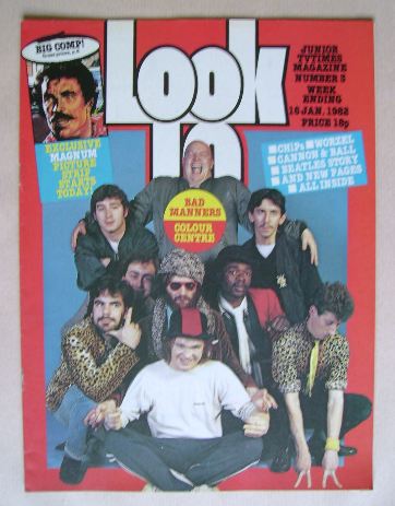 Look In magazine - Bad Manners cover (16 January 1982)