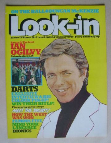 <!--1979-01-06-->Look In magazine - Ian Ogilvy cover (6 January 1979)