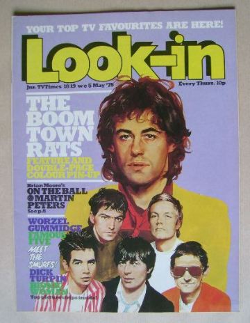 Look In magazine - Boomtown Rats cover (5 May 1979)