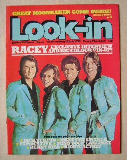 Look In magazine - Racey cover (28 July 1979)