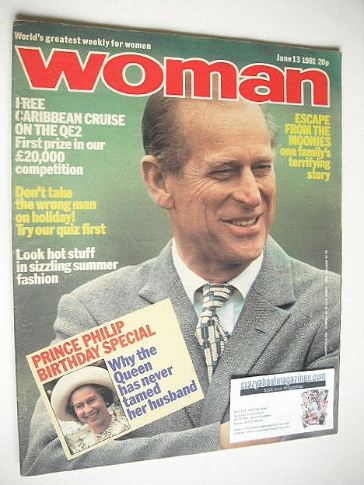 Woman magazine - Prince Philip cover (13 June 1981)