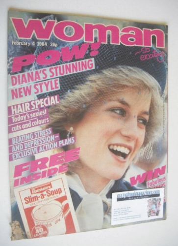 <!--1984-02-04-->Woman magazine - Princess Diana cover (4 February 1984)