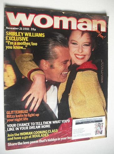 <!--1981-11-21-->Woman magazine (21 November 1981)