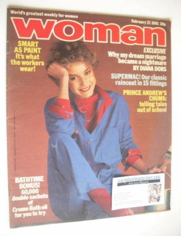 Woman magazine (21 February 1981)