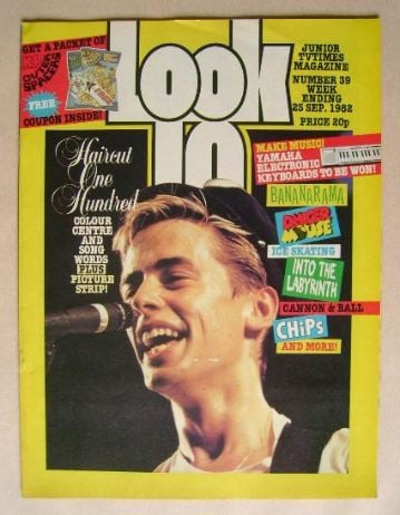 Look In magazine - Nick Heyward cover (25 September 1982)