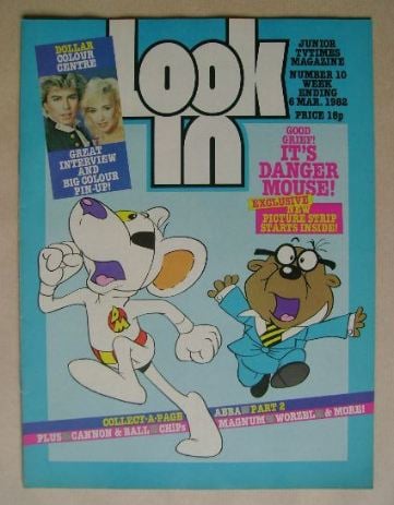 Look In magazine - Danger Mouse cover (6 March 1982)