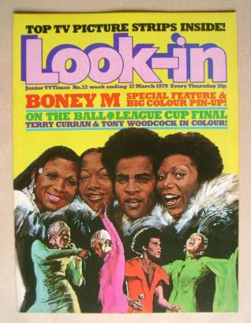 <!--1979-03-17-->Look In magazine - Boney M cover (17 March 1979)