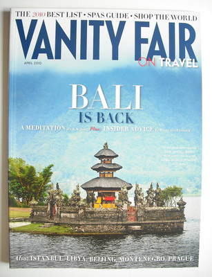 Vanity Fair On Travel magazine supplement (April 2010)