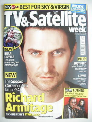 TV&Satellite Week magazine - Richard Armitage cover (1 - 7 May 2010)