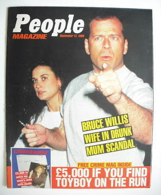 <!--1989-09-17-->People magazine - 17 September 1989 - Bruce Willis and Dem