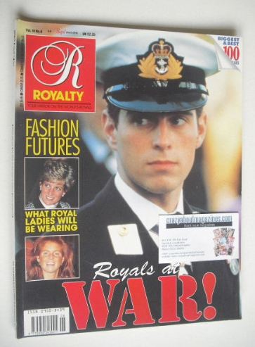 Royalty Monthly magazine - Prince Andrew cover (March 1991, Vol.10 No.6)