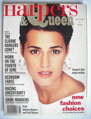 <!--1990-05-->British Harpers & Queen magazine - May 1990 - Yasmin Le Bon c