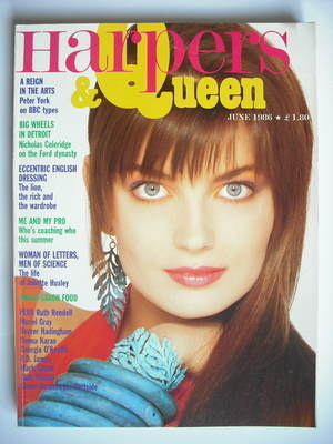 <!--1986-06-->British Harpers & Queen magazine - June 1986 - Paulina Porizk