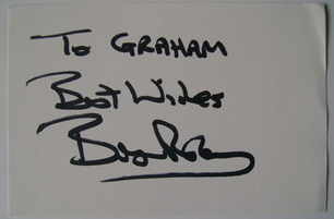 Bryan Robson autograph