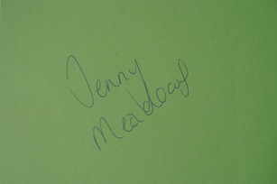 Jenny Meadows autograph
