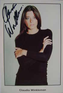 Claudia Winkleman autograph (hand-signed photograph)