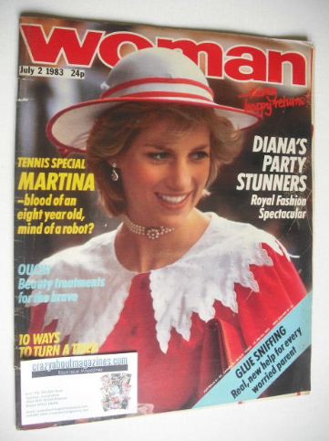 <!--1983-07-02-->Woman magazine - Princess Diana cover (2 July 1983)