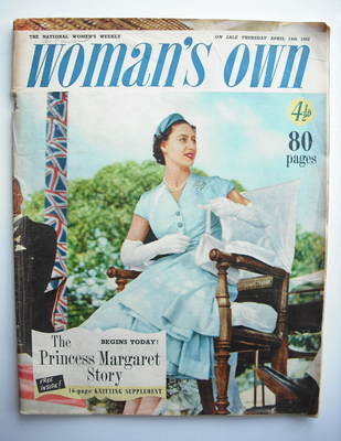 Woman's Own magazine - 14 April 1955 - Princess Margaret cover