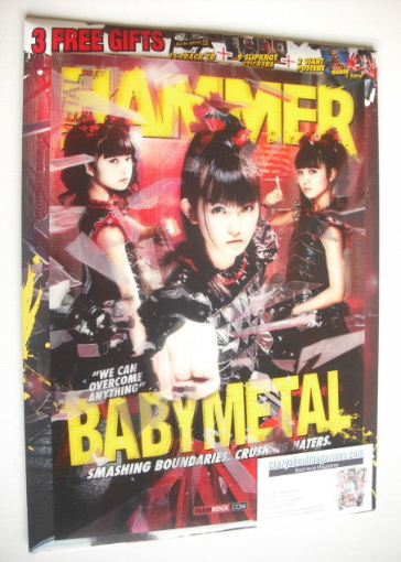 <!--2016-04-->Metal Hammer magazine - Babymetal cover (April 2016)