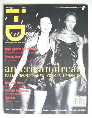 i-D magazine - Kate Moss and Naomi Campbell cover (August 1994)