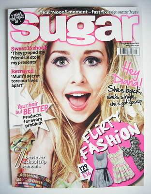 Sugar magazine - Diana Vickers cover (May 2010)