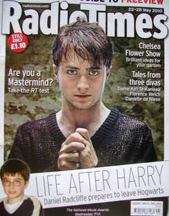 Radio Times magazine - Daniel Radcliffe cover (22-28 May 2010)