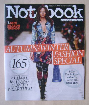 Notebook magazine - Autumn/Winter Fashion Special cover (6 September 2015)