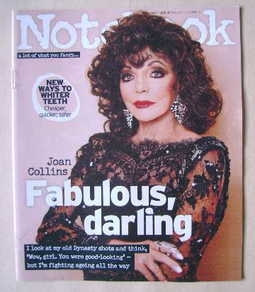 Notebook magazine - Joan Collins cover (30 August 2015)