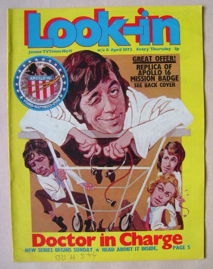 Look In magazine - Doctor In Charge cover (8 April 1972)