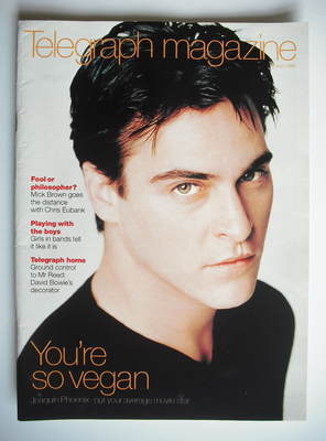 Telegraph magazine - Joaquin Phoenix cover (17 April 1999)