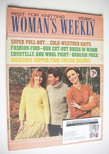 Woman's Weekly magazine (4 November 1967)