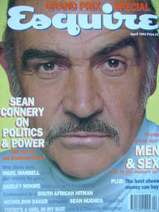 Esquire magazine - Sean Connery cover (April 1992)