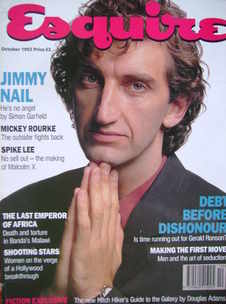 <!--1992-10-->Esquire magazine - Jimmy Nail cover (October 1992)