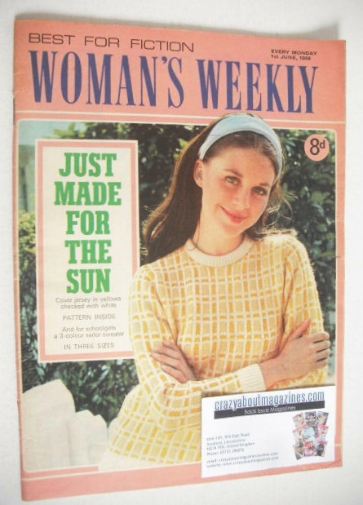 <!--1968-06-01-->Woman's Weekly magazine (1 June 1968)