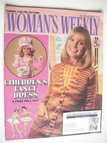 Woman's Weekly magazine (3 November 1973)