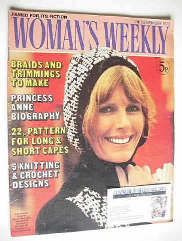 Woman's Weekly magazine (17 November 1973)