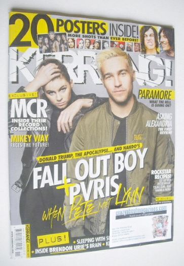 Kerrang magazine - PVRIS & Fall Out Boy cover (19 March 2016 - Issue 1611)