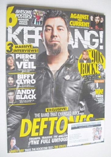 Kerrang magazine - Deftones cover (26 March 2016 - Issue 1612)