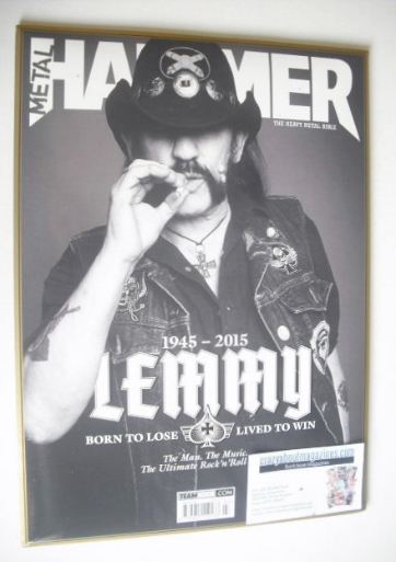 <!--2016-03-->Metal Hammer magazine - Lemmy cover (March 2016)