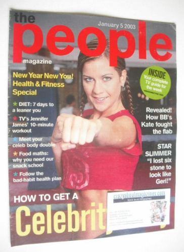 The People magazine - 5 January 2003 - Kate Lawler cover