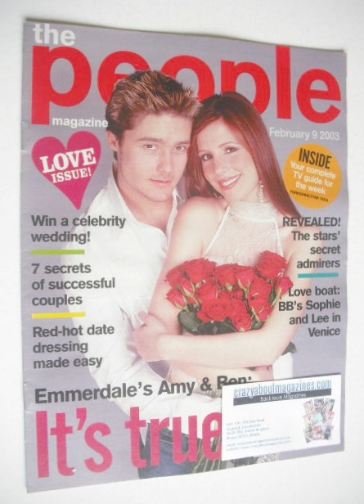 The People magazine - 9 February 2003 - Ben Freeman and Amy Nuttall cover