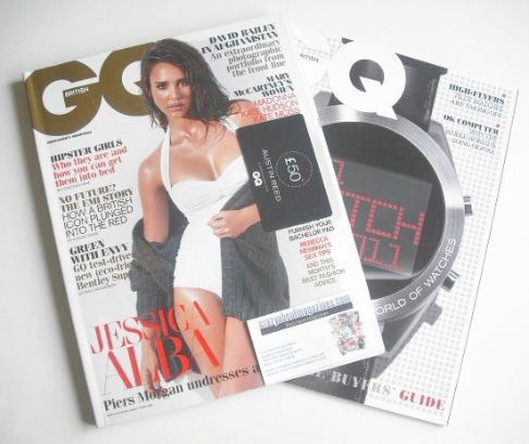 British GQ magazine - November 2010 - Jessica Alba cover