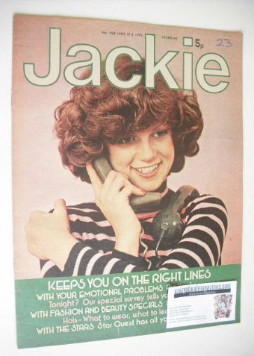 Jackie magazine - 21 June 1975 (Issue 598)