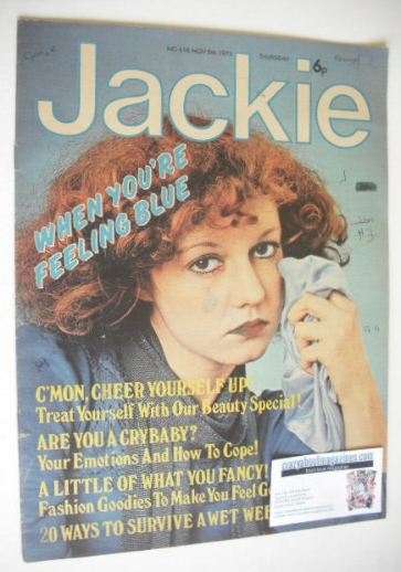 Jackie magazine - 8 November 1975 (Issue 618)