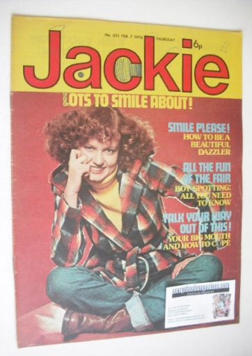 Jackie magazine - 7 February 1976 (Issue 631)