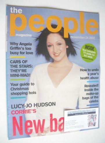 The People magazine - 24 November 2002 - Lucy-Jo Hudson cover