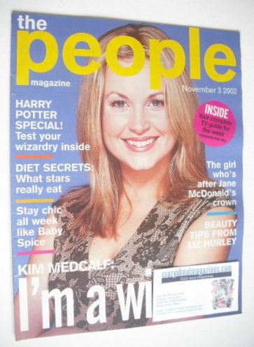 The People magazine - 3 November 2002 - Kim Medcalf cover